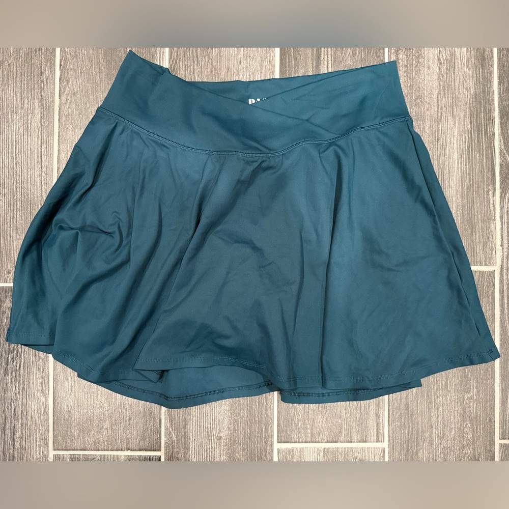 Blue Mini Skater Skirt